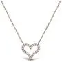 AceLay 14k Gold Plated Sterling Silver Heart Necklaces for Women Filled with CZ Stones | Womens Jewelry Love Pendant Necklace