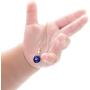 GELIN 14k Solid Gold Dark Blue Evil Eye Protection Charm Pendant Necklace - Evil Eye Jewelry for Women