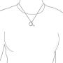 Personalize Abc Script Letter Alphabet Pendant Initial Necklace For Teen Women 14K Gold Plated 925 Sterling Silver