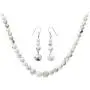 YACQ 925 Sterling Silver 6mm 8mm 10mm Gemstone Beads Necklace Earrings Sets Handcrafted Jewelry for Women YACQ 925 Sterling Silver 6mm 8mm 10mm Gemstone Beads Necklace Earrings Sets Handcrafted Jewelry for Women