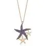 ENZOMAR 3 Star Necklaces for Women - Amethyst Crystal Necklace, Rose Gold Necklaces for Women, Wedding Anniversary, Necklaces for Teen Girls, Little Girls Jewelry, Healing Crystal Necklace ENZOMAR 3 Star Necklaces for Women - Amethyst Crystal Necklace, Rose Gold Necklaces for Women, Wedding Anniversary, Necklaces for Teen Girls, Little Girls Jewelry, Healing Crystal Necklace