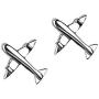 Tiny Airplane Stud Earrings Cute Aircraft Earrings for Women Men Girls Children