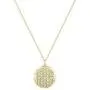 Happiness Boutique Women Flower of Life Necklace Gold Color Delicate Pendant Necklace Stainless Steel Jewelry Happiness Boutique Women Flower of Life Necklace Gold Color Delicate Pendant Necklace Stainless Steel Jewelry