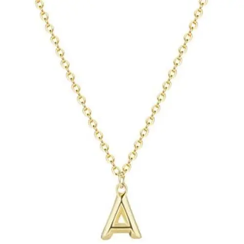 Gold Initial Necklace,Personalized Letter Pendant Necklaces,Alphabet Pendant Necklace Gold Initial Necklace,Personalized Letter Pendant Necklaces,Alphabet Pendant Necklace