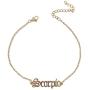 Nanafast Constellation Anklet Adjustable Zodiac Sign Anklet Bracelet Stainless Steel Astrology Link Anklet for Women Girls Birthday Gifts
