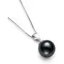 South Sea Tahitian Black Pearl Necklace Stud Earring Set for Women South Sea Tahitian Black Pearl Necklace Stud Earring Set for Women