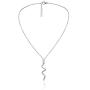 Silver Snake Necklace Serpent Pendant Necklace For Women Gothic Vintage Animal Jewelry (silver)
