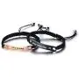 Personalized Gift Custom Engraving His Hers Couples Stainless Steel Nameplate Bar Bracelets Set for Men Women