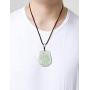 Dahlia Dragon/Phoenix Jade Pendant Necklace Genuine Certified Grade A Jadeite, 12'' to 24'' Cord