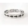 Elegant Satori Magnetic Therapy Bracelet, Jewelry for Arthritic Pain Relief & Improved Joint Motion for Men with Link Adjusting Tool - Unique Mens Gift (Silver Black) Elegant Satori Magnetic Therapy Bracelet, Jewelry for Arthritic Pain Relief & Improved Joint Motion for Men with Link Adjusting Tool - Unique Mens Gift (Silver Black)