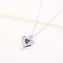 Caperci Classic Sterling Silver Heart Pendant Necklace - Best Christmas Day Necklace for Mom / Wife