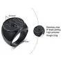 XUANPAI Stainless Steel Mens Punk Trident Neptune Pendant Necklace Statement Ring Gifts for Him Hip Hop Jewelry Set XUANPAI Stainless Steel Mens Punk Trident Neptune Pendant Necklace Statement Ring Gifts for Him Hip Hop Jewelry Set