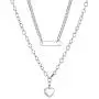 HXQ 2Pcs Cross Stainless Steel Pendant Necklace Long Chain Punk Multilayer Choker Necklace for Women Man Girls HXQ 2Pcs Cross Stainless Steel Pendant Necklace Long Chain Punk Multilayer Choker Necklace for Women Man Girls