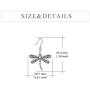 ONEFINITY Dragonfly Earrings Sterling Silver Dragonfly Dangle Drop Earrings Dragonfly Jewelry for Women
