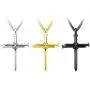 UM Jewelry Women Men Stainless Steel Antique Nail and Wire Cross Pendant Crucifix Necklace UM Jewelry Women Men Stainless Steel Antique Nail and Wire Cross Pendant Crucifix Necklace
