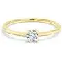 Gem Stone King 10K Yellow Gold Lab Grown Diamond Women Solitaire Engagement Ring (0.17 Ct Round G-H Color Available in size 5, 6, 7, 8, 9) Gem Stone King 10K Yellow Gold Lab Grown Diamond Women Solitaire Engagement Ring (0.17 Ct Round G-H Color Available in size 5, 6, 7, 8, 9)