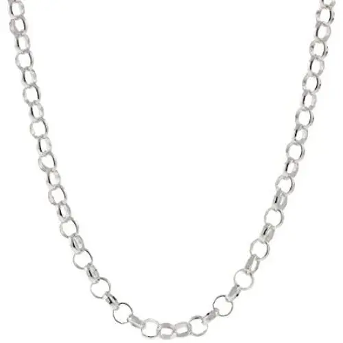 925 Sterling Silver Nickel-Free 3.2MM Rolo Round Cable Link Chain - Yellow or Silver
