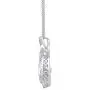 Dancing Diamond''Forever Love'' Two-Hearts Pendant Necklace in 925 Sterling Silver by Parade of Jewels (1/4 ct.tw.), 18'' Dancing Diamond''Forever Love'' Two-Hearts Pendant Necklace in 925 Sterling Silver by Parade of Jewels (1/4 ct.tw.), 18''
