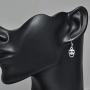 Gzrlyf Comedy and Tragedy Mask Earrings Drop Dangle Earrings Drama Masks Jewelry Theater Gifts