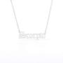 Crazy Feng Zodiac Sign Necklaces for Women Constellation Necklace Astrology Jewelry Old English Necklace 18k Gold Plated Friendship Necklace Jewelry Gift 14.2+2.75''
