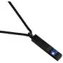 Black Square Bar With Dark Blue Zircon Cremation Urn Necklace for Ashes Memorial Pendant stainless steel Jewelry Black Square Bar With Dark Blue Zircon Cremation Urn Necklace for Ashes Memorial Pendant stainless steel Jewelry