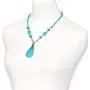 Suyi Long Pendant Turquoise Necklace for Women Bohemian Handmade Beaded Necklace Jewelry Suyi Long Pendant Turquoise Necklace for Women Bohemian Handmade Beaded Necklace Jewelry