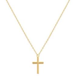 OSIANA Small Cross Necklace for Women Sterling Silver Simple Elegant Delicate Cross Necklace Good Elephant Evil Eye Necklace Gift
