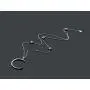 Gem Stone King 925 Sterling Silver Half Moon and Stars Pendant Necklace For Women with CZ Charm and Adjustable Chain Length 16 Inch - 18 Inch Gem Stone King 925 Sterling Silver Half Moon and Stars Pendant Necklace For Women with CZ Charm and Adjustable Chain Length 16 Inch - 18 Inch