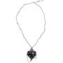 Alchemy of England Witches Heart Pendant, Silver