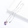 Cute Small Deer Cremation Jewelry for Ashes Stainless Steel Memorial Urn Necklace for Ashes Holder Keepsake Fawn Pendant Necklace for Women