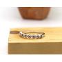 Dazzlingrock Collection Round Gemstone Ladies Anniversary Wedding Stackable Band Ring, Sterling Silver