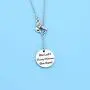 TIIMG Hairdresser Necklace She Left Beauty Whenever She Went Hairdresser Graduation Gifts Hair Stylist Jewelry TIIMG Hairdresser Necklace She Left Beauty Whenever She Went Hairdresser Graduation Gifts Hair Stylist Jewelry