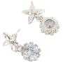 925 Sterling Silver Butterfly Earrings for Women Teen Girls