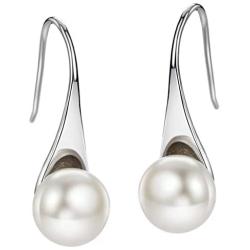 Freshwater Pearl Earrings Dangle Drop Sterling Silver Earrings 8-9mm Cultured Pearl Fine Jewelry for Women Girls