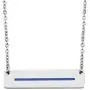 Thin Blue Line Bar Necklace Gift for Wife Mom Appreciation Jewelry Thin Blue Line Bar Necklace Gift for Wife Mom Appreciation Jewelry