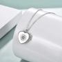 Sterling Silver Mother Daughter Heart Locket for Mom Daughter Birthday Gifts