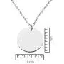 To Our Son Necklace. Gift for Son from Mom or Dad. Empowering Quotes Silver color 1'' Round Laser Engraved Cross Pendant. 20'' adjustable Quality Necklace. Perfect Present for Birthday or Graduation