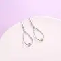 S925 Sterling Silver Trendy Dangle Drop Stud Earrings for Women Girl S925 Sterling Silver Trendy Dangle Drop Stud Earrings for Women Girl