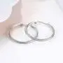 LUHE Silver Hoop Earrings Sterling Silver Circle Endless Big Earrings Hoops Jewelry,Fashion Double Layered Round Circle Clip On Earrings Hoops for Women LUHE Silver Hoop Earrings Sterling Silver Circle Endless Big Earrings Hoops Jewelry,Fashion Double Layered Round Circle Clip On Earrings Hoops for Women