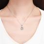 BAMOER 925 Sterling Silver Cute Sloth Charms Beads for Snake Chain Bracelet Necklace Cute Animal Pendant