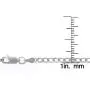 Authentic Solid Sterling Silver Cuban Curb Link .925 Rhodium Necklace Chains 2MM - 8.5MM, 16'' - 30'', Silver Chain for Men & Women, Made In Italy, Next Level Jewelry