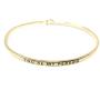 Me Plus Inspirational Youre My Person Positive Message Engraved Thin Bangle Hook Bracelet