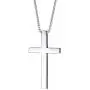 Cross Necklace for Men Women Stainless Steel Silver Plain Cross Pendant Necklace Simple Jewelry Gifts, 22-24 Inches Chain Cross Necklace for Men Women Stainless Steel Silver Plain Cross Pendant Necklace Simple Jewelry Gifts, 22-24 Inches Chain