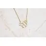 La Menagerie Squirrel Gold Origami Jewelry - Gold Geometric Chain Necklace – 18 Karat Plated Gold Necklace for Women & Girls – Stylish Squirrel Pendant Necklace