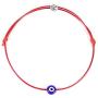 9 Pcs Evil Eye Kabbalah Anklet Braided Bracelet Turkish Eyes Handmade Adjustable Red Rope Bracelets Waterproof Lucky Amulet Friendship String Bracelets Bangles for Women Men Girls Beach Jewelry