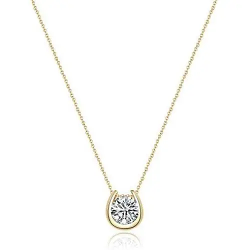 Alantyer Dainty Necklace for Women 18K Gold Plated Women Necklace 5A Cubic Zirconia Necklace for Girls 18”Gift for Women Collection Alantyer Dainty Necklace for Women 18K Gold Plated Women Necklace 5A Cubic Zirconia Necklace for Girls 18”Gift for Women Collection