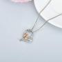 Gifts for Sister 925 Sterling Silver Always My Sister Forever My Friend Heart Necklace Pendant Jewelry Birthday Graduation Gift for Women