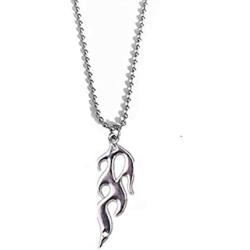 Playboy Bunny Necklace, 24'' ball Chain in Pure 304 Stainless, with Antiqued Play Boy Rabbit heart dollars angel fire tiger Padlock Billie Eilish Charm Pendant necklace stainless steel for men