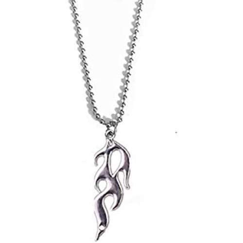 Playboy Bunny Necklace, 24'' ball Chain in Pure 304 Stainless, with Antiqued Play Boy Rabbit heart dollars angel fire tiger Padlock Billie Eilish Charm Pendant necklace stainless steel for men