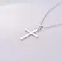 925 Sterling Silver Cross Pendant Necklace for Women Teen Girls Christian Easter Gifts, with Gift Box